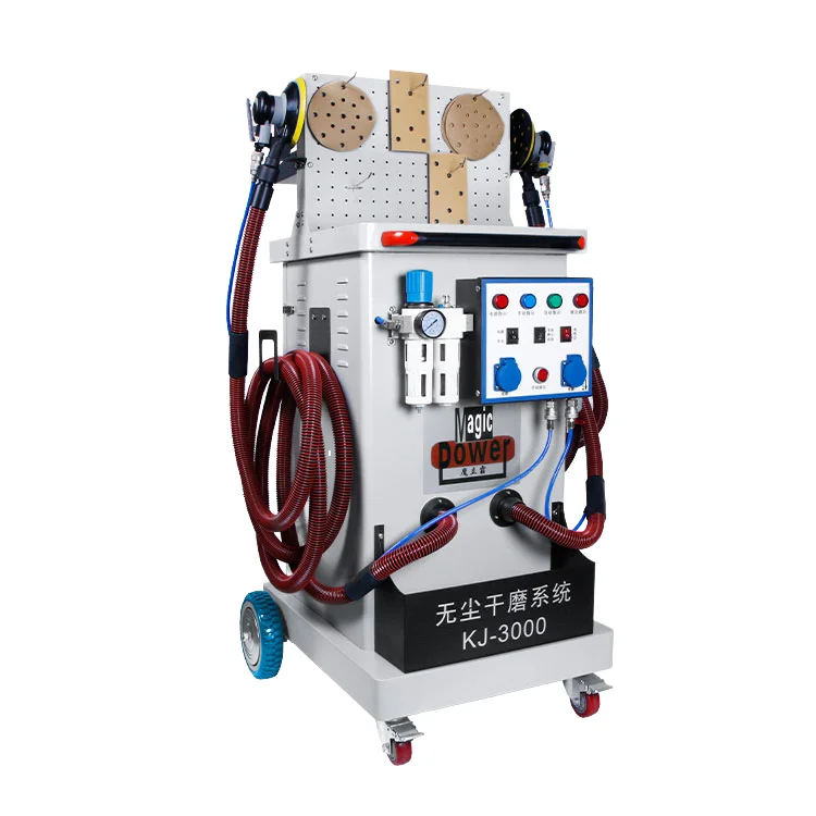 High quality sheet metal dust free metal sanding machine with vacuum for cars repair