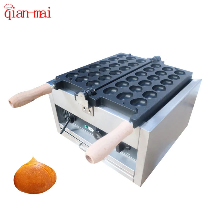 Chestnut Shape Waffle Maker Cover OEM Customized Interchangeable Wrap Power Cool Surface Food Adjustable Plate