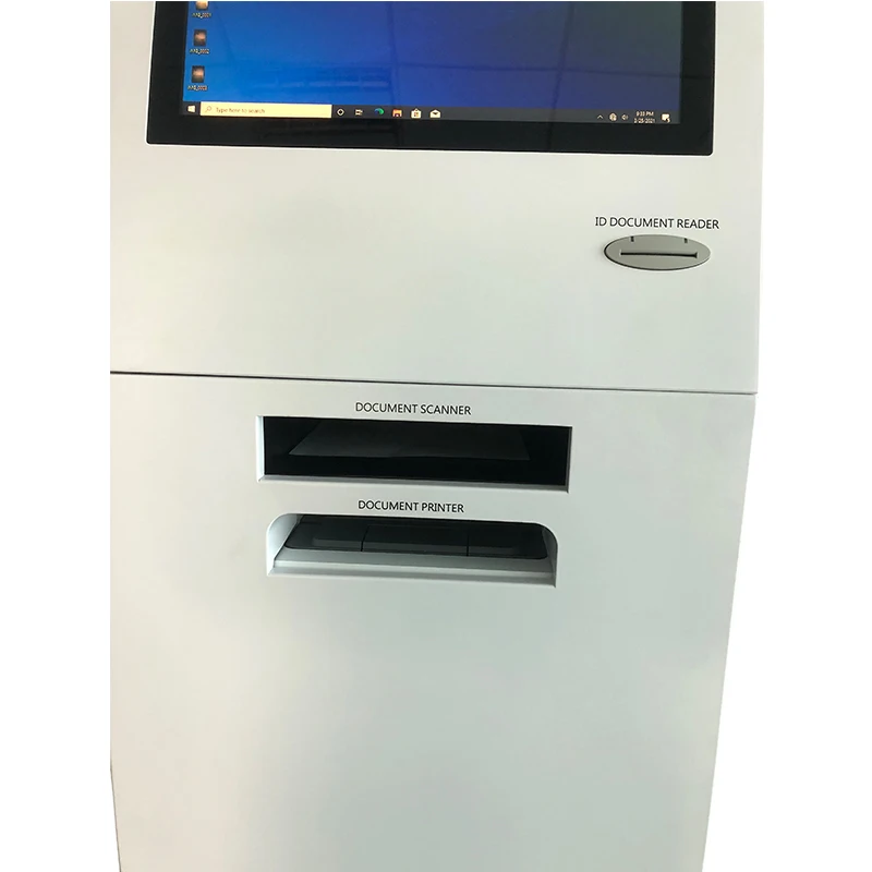 Kiosk Solution Manufacturer Photo Printing Kiosk ATM Payment Machine Document Scanning Kiosk With A4 Printer