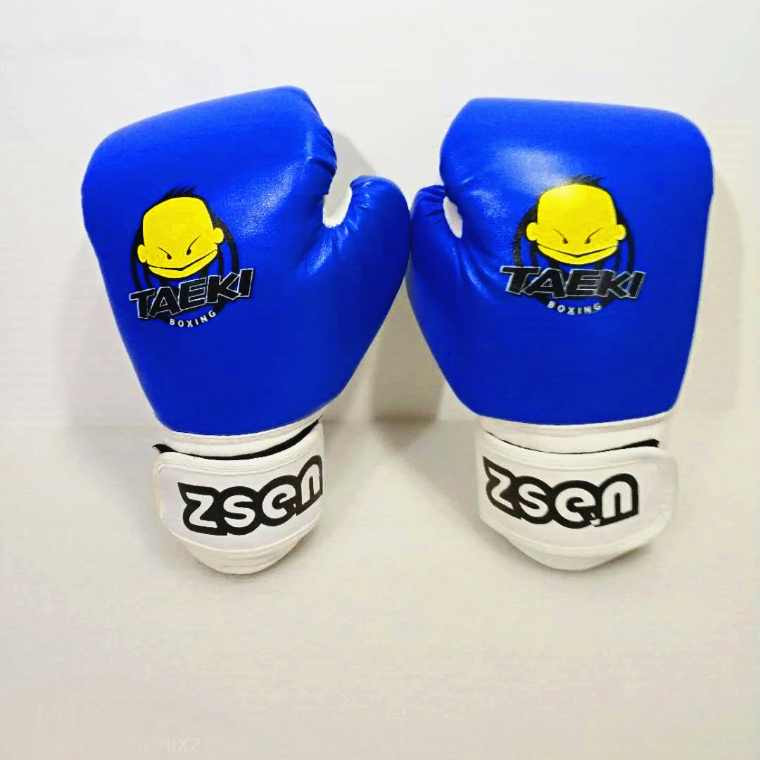 Детские Боксерские перчатки из ПУ кожи, перчатки для ММА