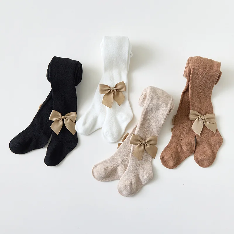 2024 New Design Spanish Style Hollow Mesh Cotton Spring Summer Girls Tights Children Pantyhose