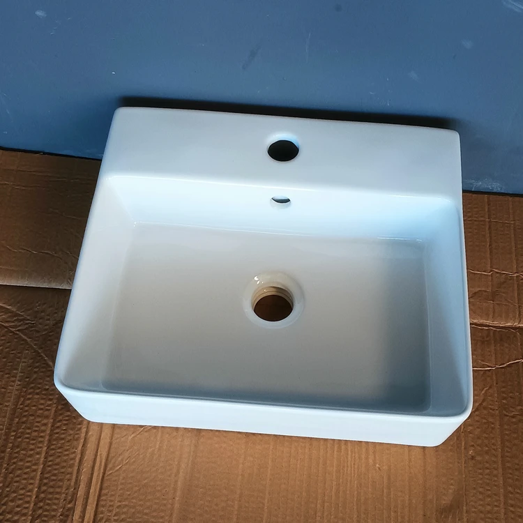 Sanitary Table Top Ceramic White Bathroom Sink Hand Wash Basin Price in China