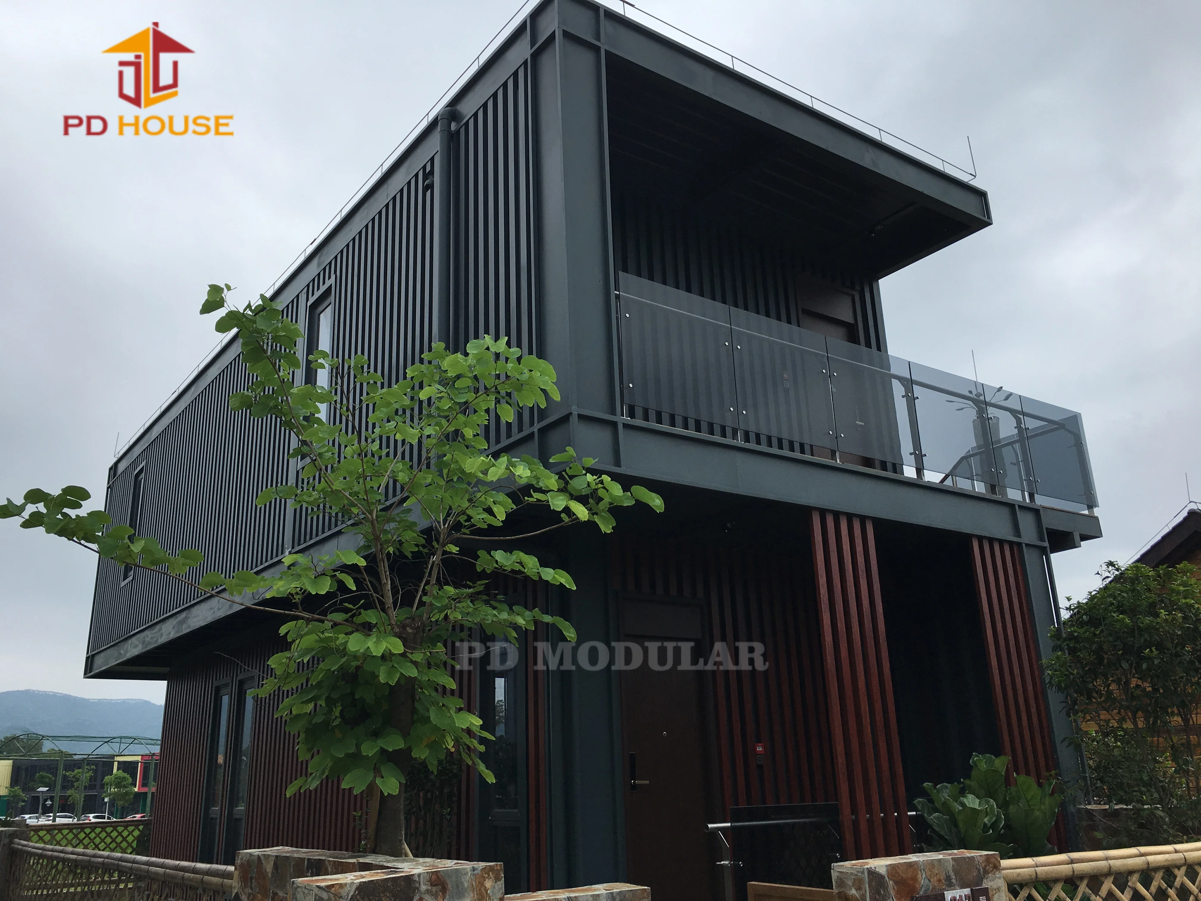 40ft 3 Bedrooms 4 Rooms Large Container Module Building Construction ...