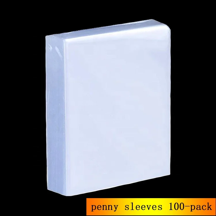 100-pack Trading Card Penny Sleeves - Protect Your Cards