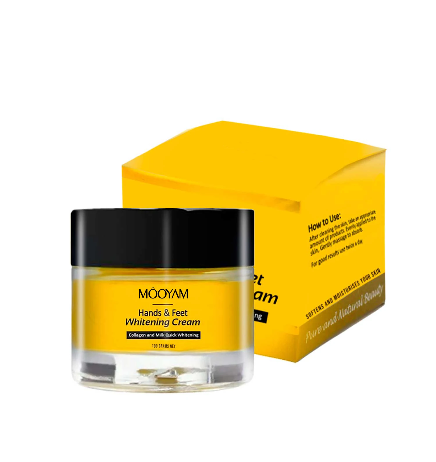Organic Hand and Feet Whitening Cream for Black People Skin Collagen and Milk Brightening Whitening Cream