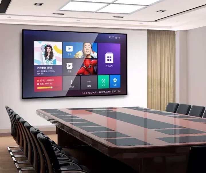 Curved Touch Screen 4k Monitor Display Multi Languages Tv Wifi Ktv Tv ...