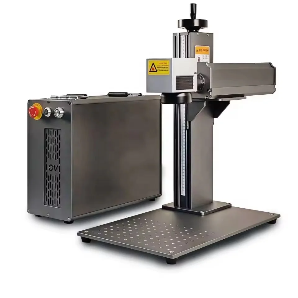 Personalized Dog Collars Laser Marking Machine for Metal Dog Tags Bottles Engraving with 30W Fiber Laser Metal Engraving