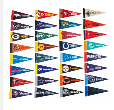 Cheap pennant felt bunting pennant flag banner party school home flags banners felt pennants