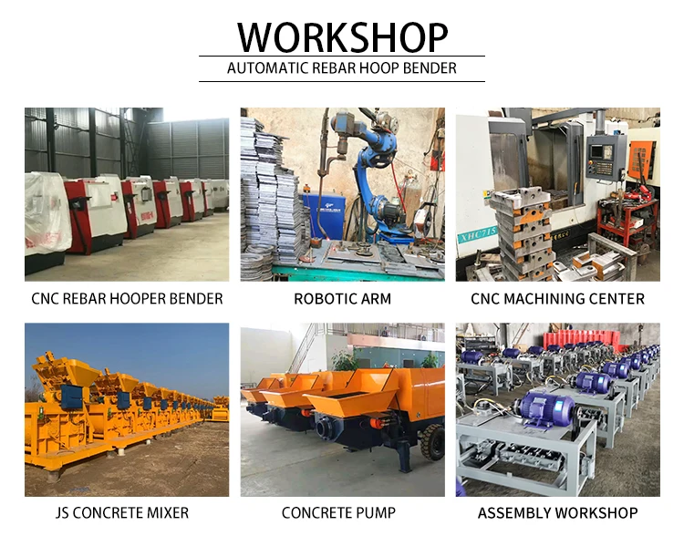 Long Warranty 1 Year Automatic Stirrup Bender Cnc Rebar Bending Machine Cnc Steel Bar Bending Hoop Machine for Steel Bar factory
