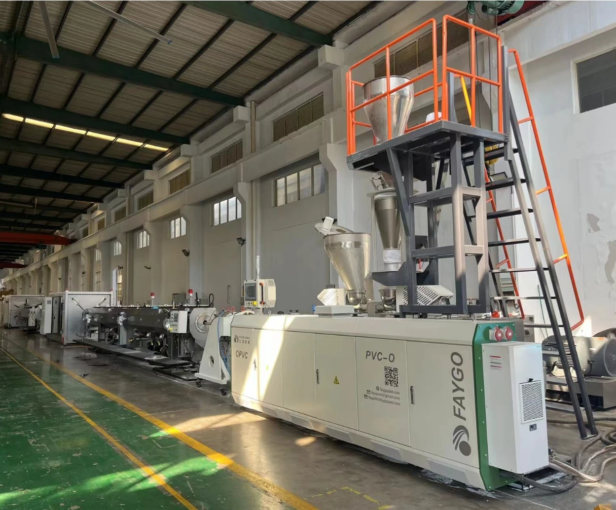 110~630mm OPVC Biaxially Oriented polyvinyl chloride pipe production line with factory price