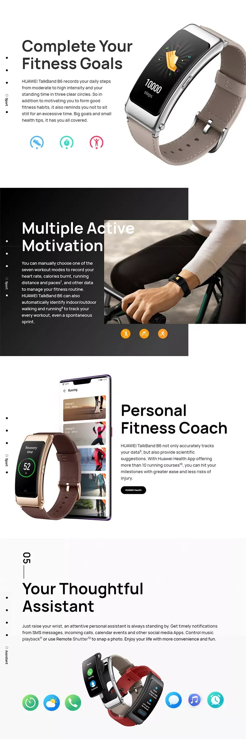 Huawei Band 6 Smart Fitness Sports Bracelet Headset Waterproof Smart