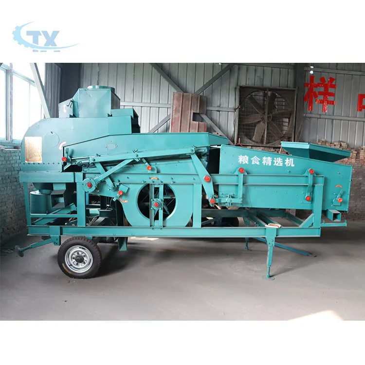 Soybean Seed Grain Cleaner Grader Selecting Machine Grain Cleaning and Grading Machine