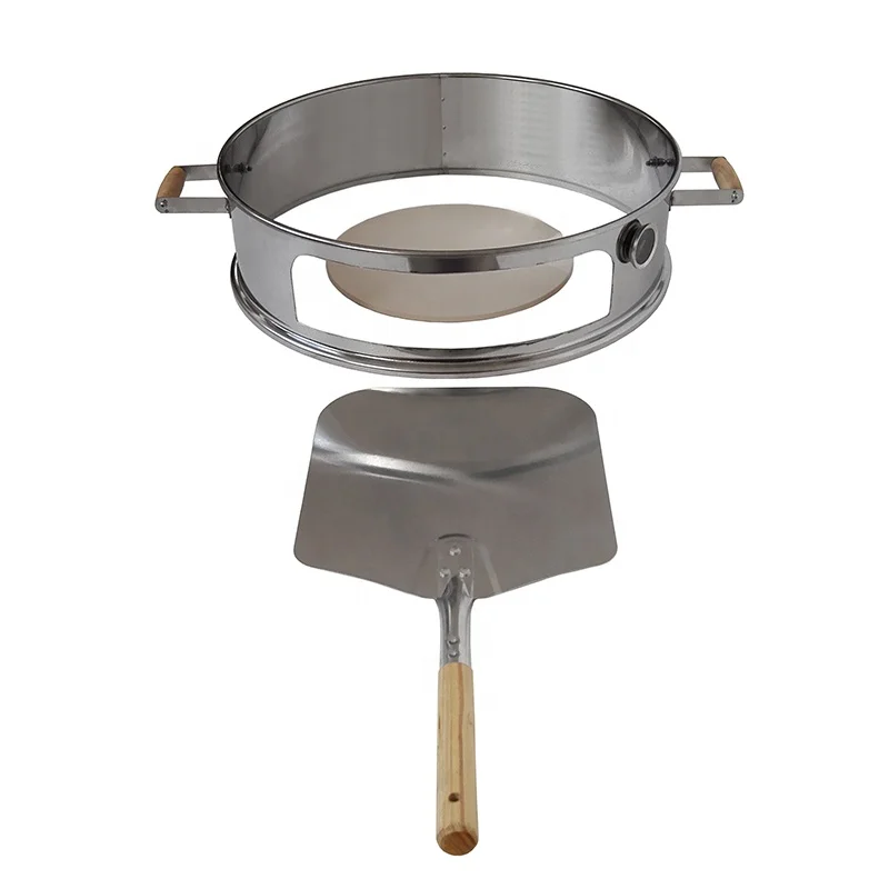 Bbq 22.5" Kettle Ring Pizza Insert And Pizza Pan Kit Buy Kettle Grill Pizza Insert,Pizza Pan