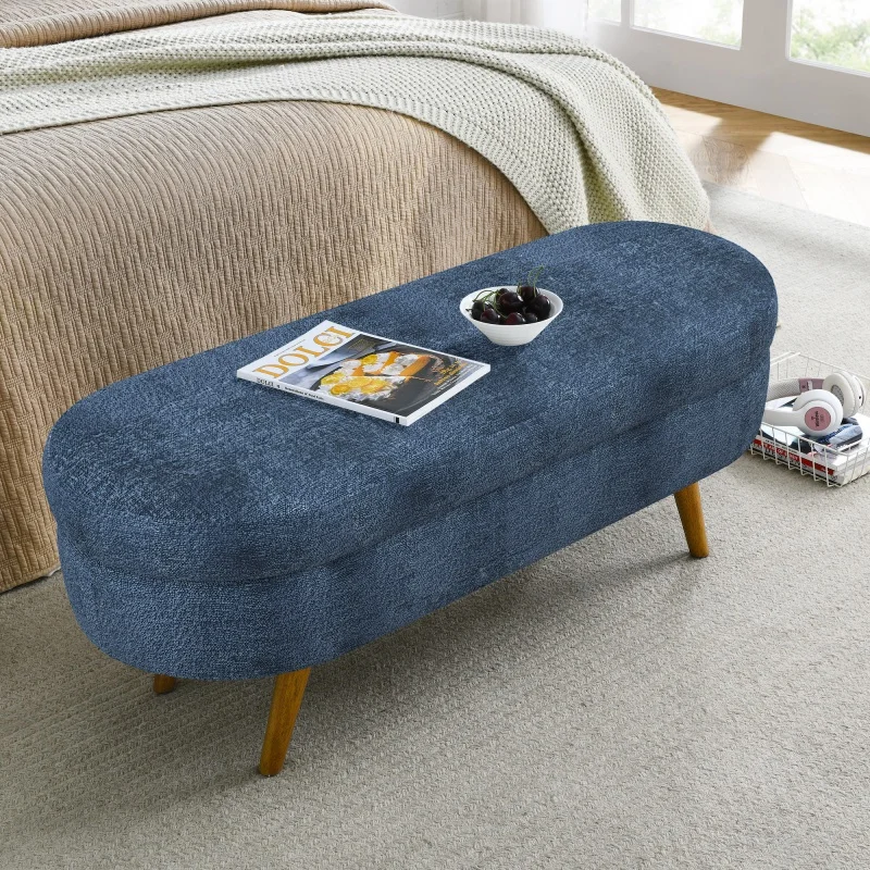Elvarenae Avielle Oval Storage Bench — product detail