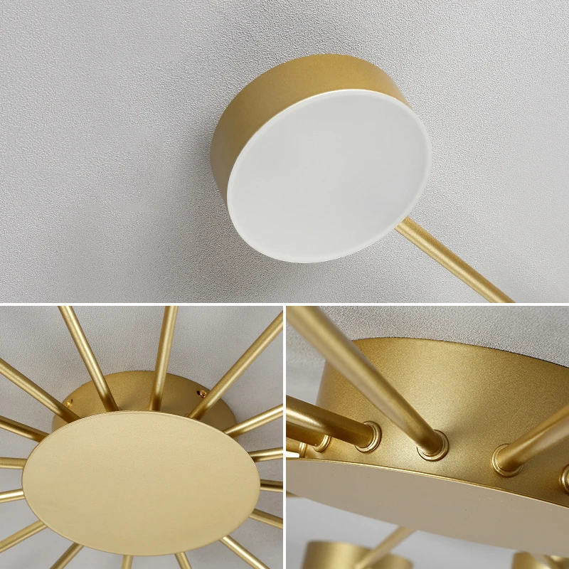 New Arrival LED Ceiling Lamp for Living Room Nordic  Home Deco Lamps Living Room Bedroom Led Ceiling Lights