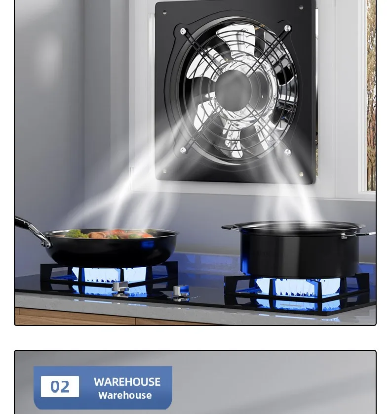 Axial Exhaust Fan, 3-Speed, 220V - detail 32