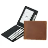 Brown and balck with ID window