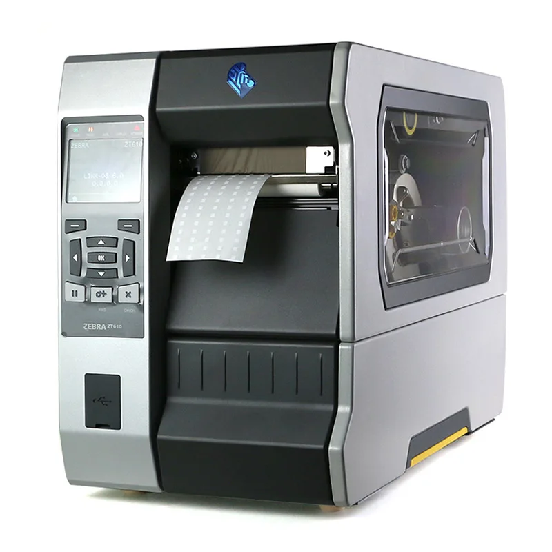 Cheapest Zebra ZT610 300dpi UHF RFID Asset Tag Label Encoder Industrial Thermal Ribbon Printer