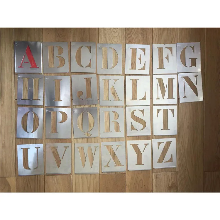 Metal Stencil Template Engraving Stencils for Fabric Painting Metal Stencil