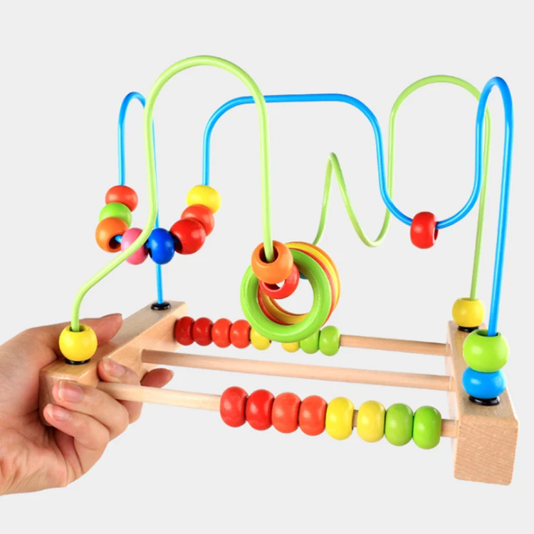 Educational Bead Maze Early Counting Learning Calculation Beads Around