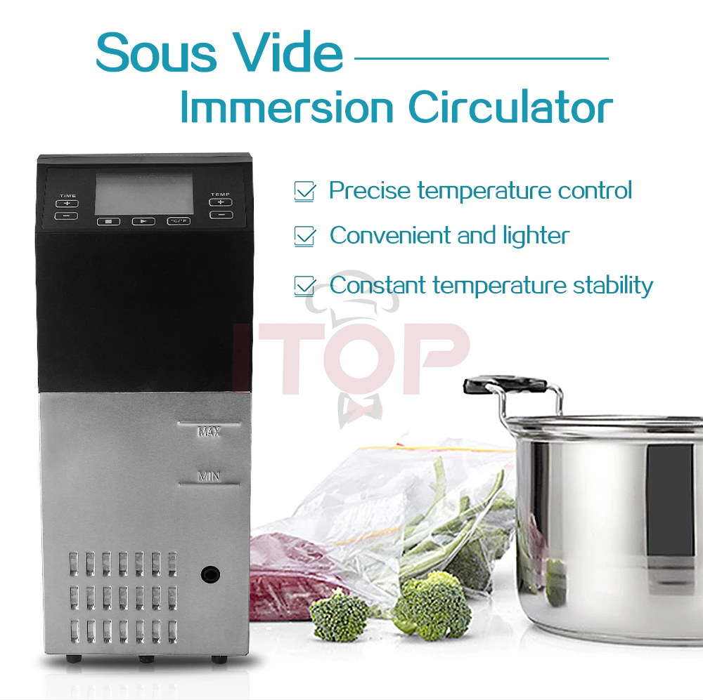 Commercial Immersion Circulator Head Slow Cook Machine Sous Vide 30l