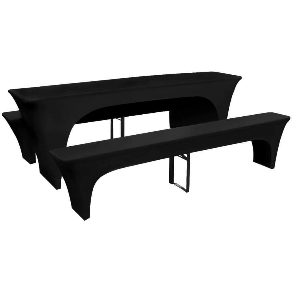 Stretch Spandex Beer Table Cover Bench Cover for Rectangle Beer Table and Bench in Germany