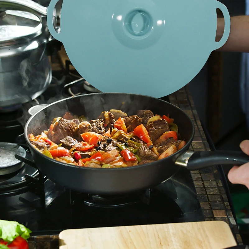 New Best-selling Silicone Pot Lid Cover Heat-Resistant and Spill Seal for Kitchenware Food Grade Cooking Tool details