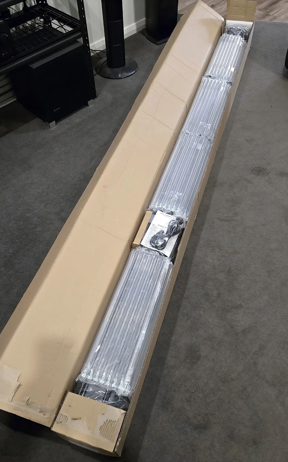 Motorized Black Diamond ALR Projector Screen 72-150 Inch Anti-Light ...