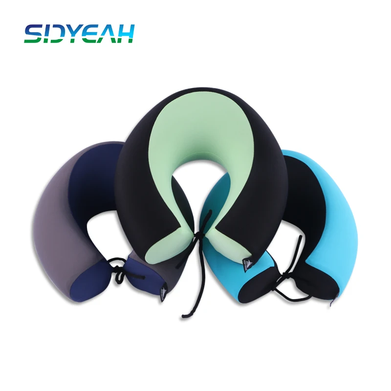 Пользовательские логотип пены памяти Материал U Подушка для автомобильных путешествий печать полет офисное кресло подушка шеи