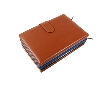 Wholesale Custom Planner Binder Notebook Binder Clip Notebook Planner Organizer A5 A6 B5 Ring Binder Budget Pu Leather Gift