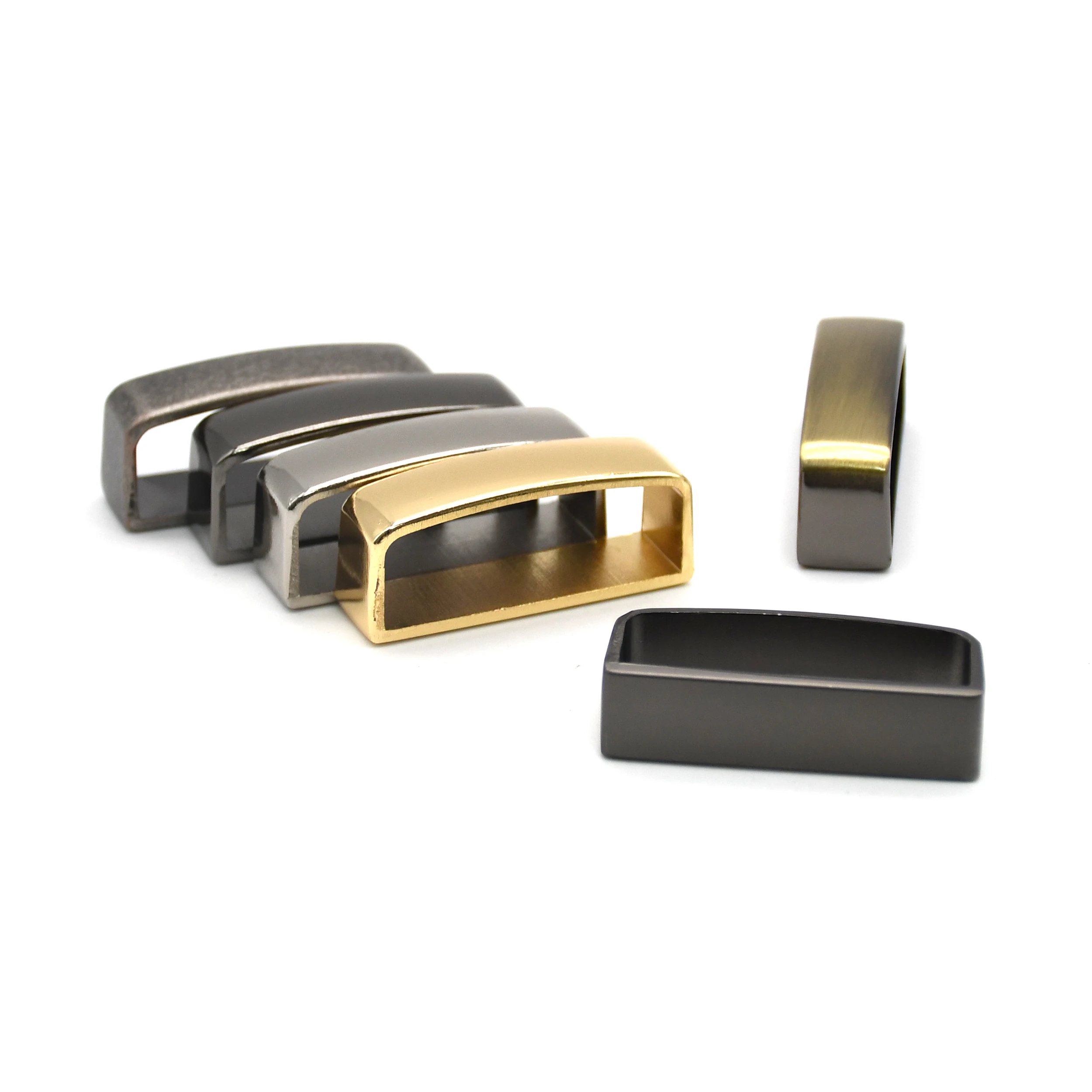 40mm合金ベルトキーパーD字型ベルトループリングバックルレザー