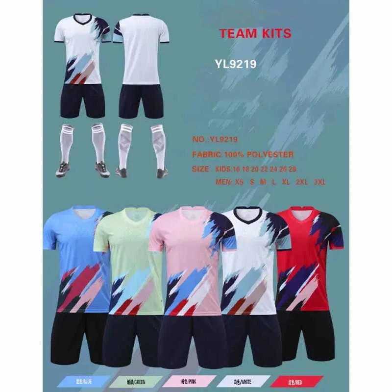 Best Site to Online Soccer Jerseys Soccer Training Uniform Clothes Cheap  Blank Football Jersey Wholesale