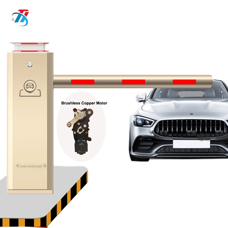Automatic Boom Barrier Gate with Adjustable Speed OEM Aluminum Arm Speed Adjustable Parking Equipment Cold Weather Compatible