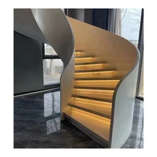 High-End Large Spiral Staircase Artistic Marble Design for Hotel Lobby for Outdoor Usage-Chinese Supplier