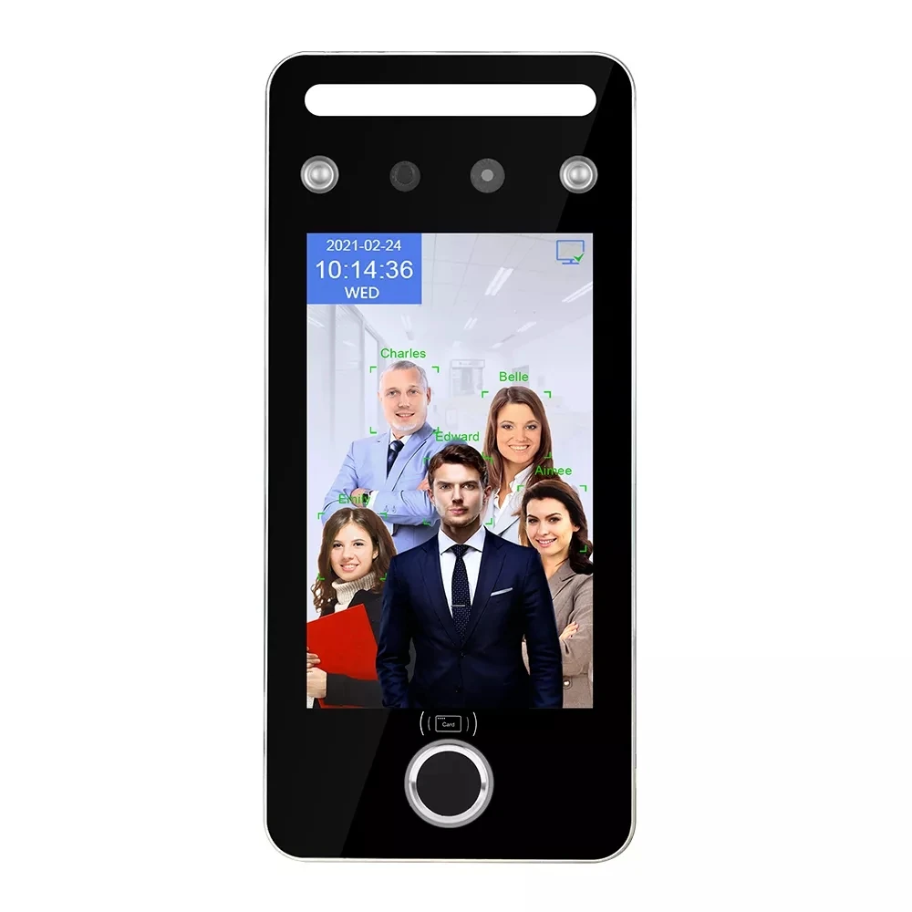 AI07 3D Visible Face Recognition Terminal Door Access Control and Time Attendance Face Recognition Biometric Machine