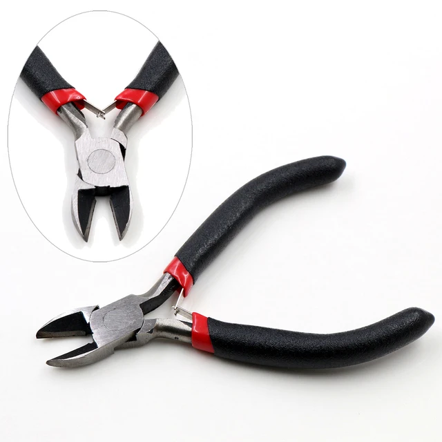 Stainless Steel Red Needle Nose Pliers Pointed Vice Black Round Head Pliers Wholesale Diy