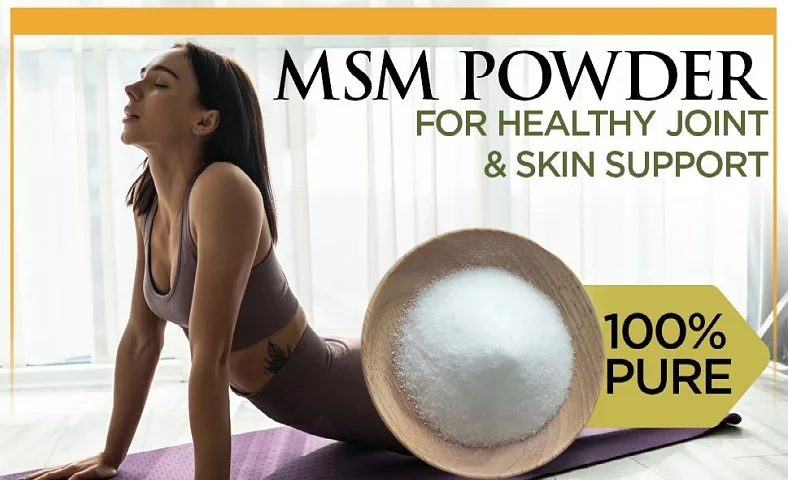 MSM Poudre Pure Grade Oxford Vitality - Méthyl-sulfonyl-méthane Pour La Santé Des Articulations