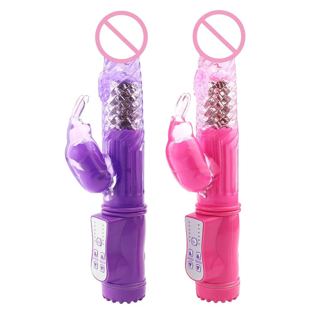 Rotatable Rabbit Vibrator Huge Vibrating Dildo Sex Toys Dildo for Women|  Alibaba.com