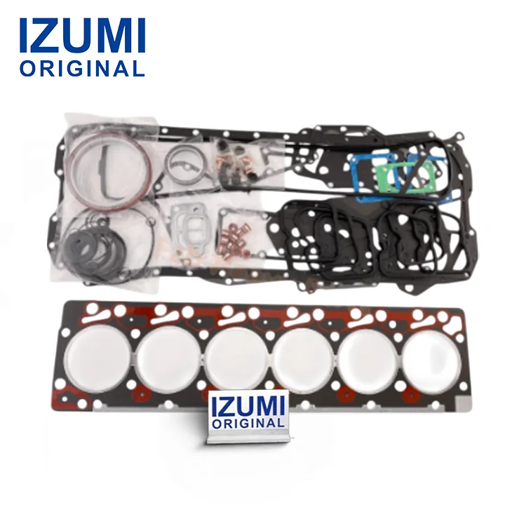IZUMI ORIGINAL SAA6D114E-3 SAA6D114E3 Overhaul Gasket Kit Diesel Engine Parts for Komatsu Excavator Loader Bulldozer Grader