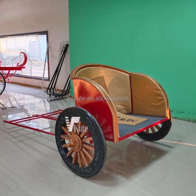 Two Wheel Chariot with Fast Shipping Classic Horse Wagon Pony Carriage for Sale