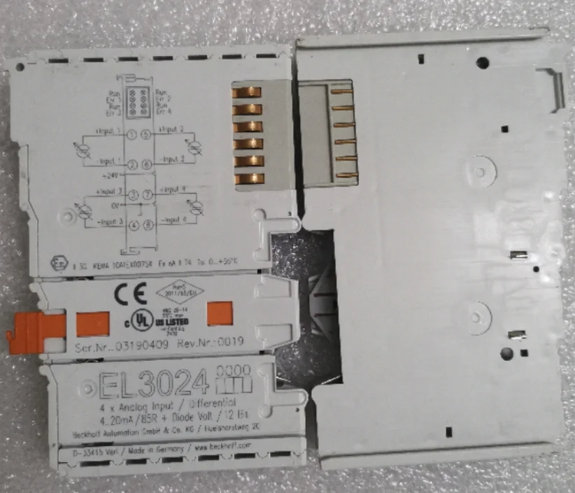 Beckhoff EL3024 - 4-Channel Analog Input Terminal 420 MA