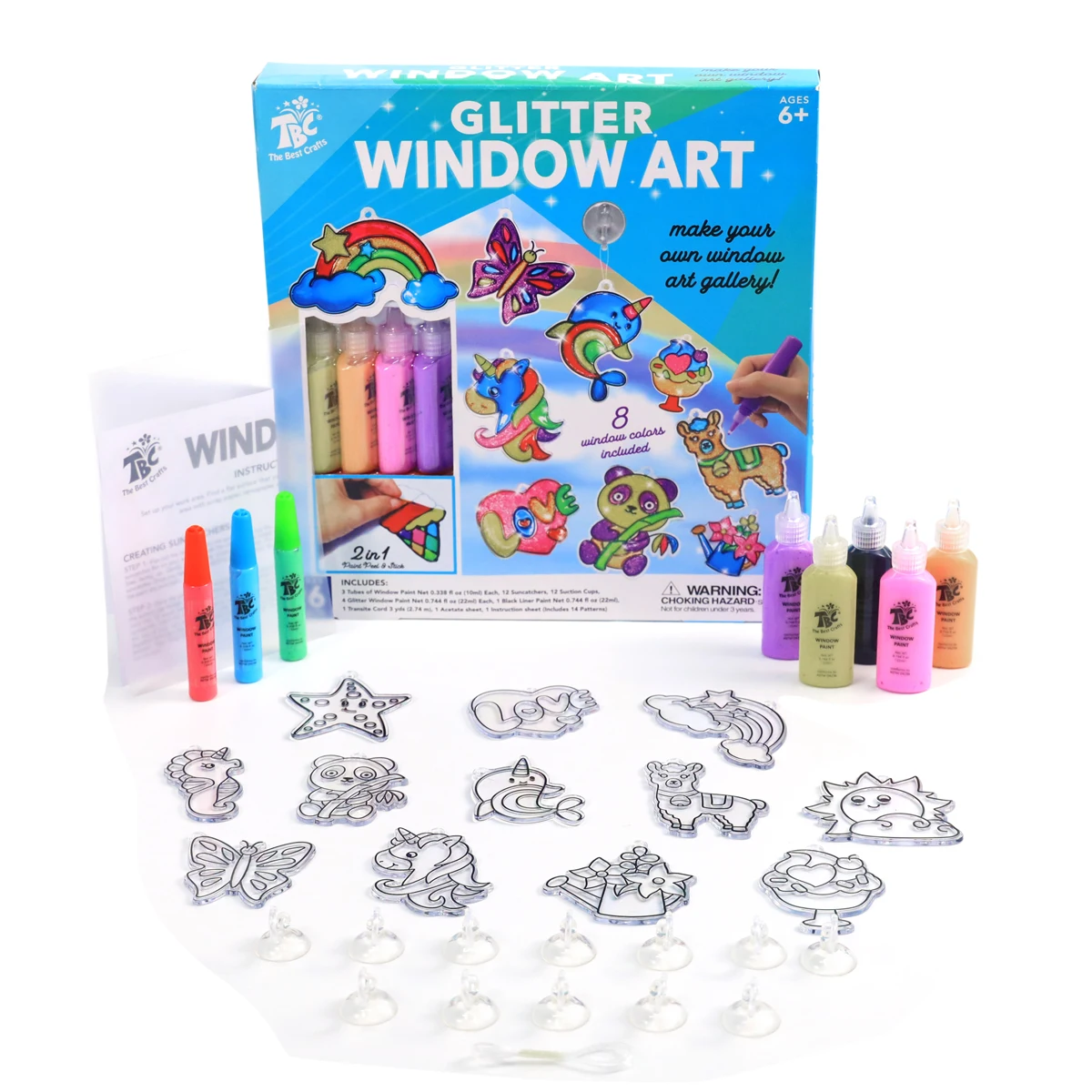 AVIASWIN aviaswin girls toys age 4-6-8 window art for kids