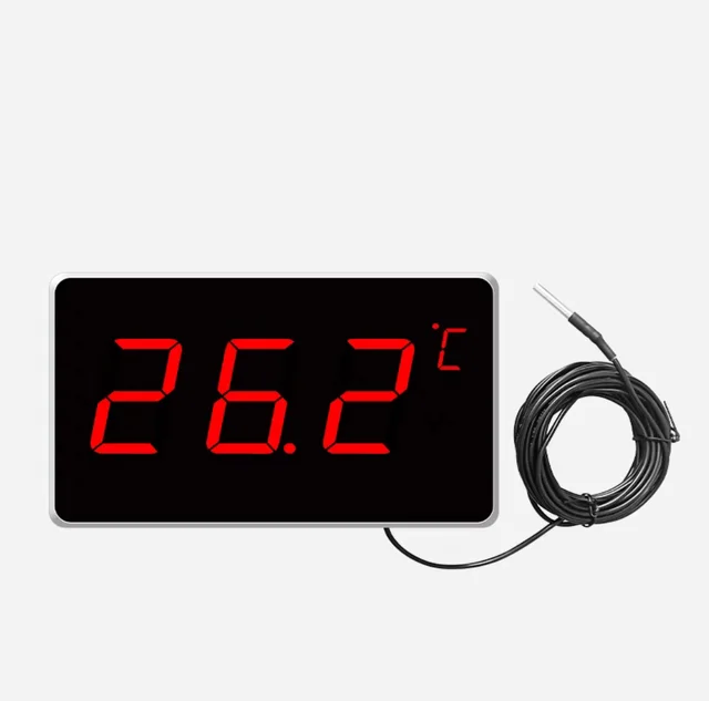 LX923T-B Waterproof with Thermometer Probe Harsh Environment Monitoring Pools Industry Warehouse Outdoor Durable and Accurate