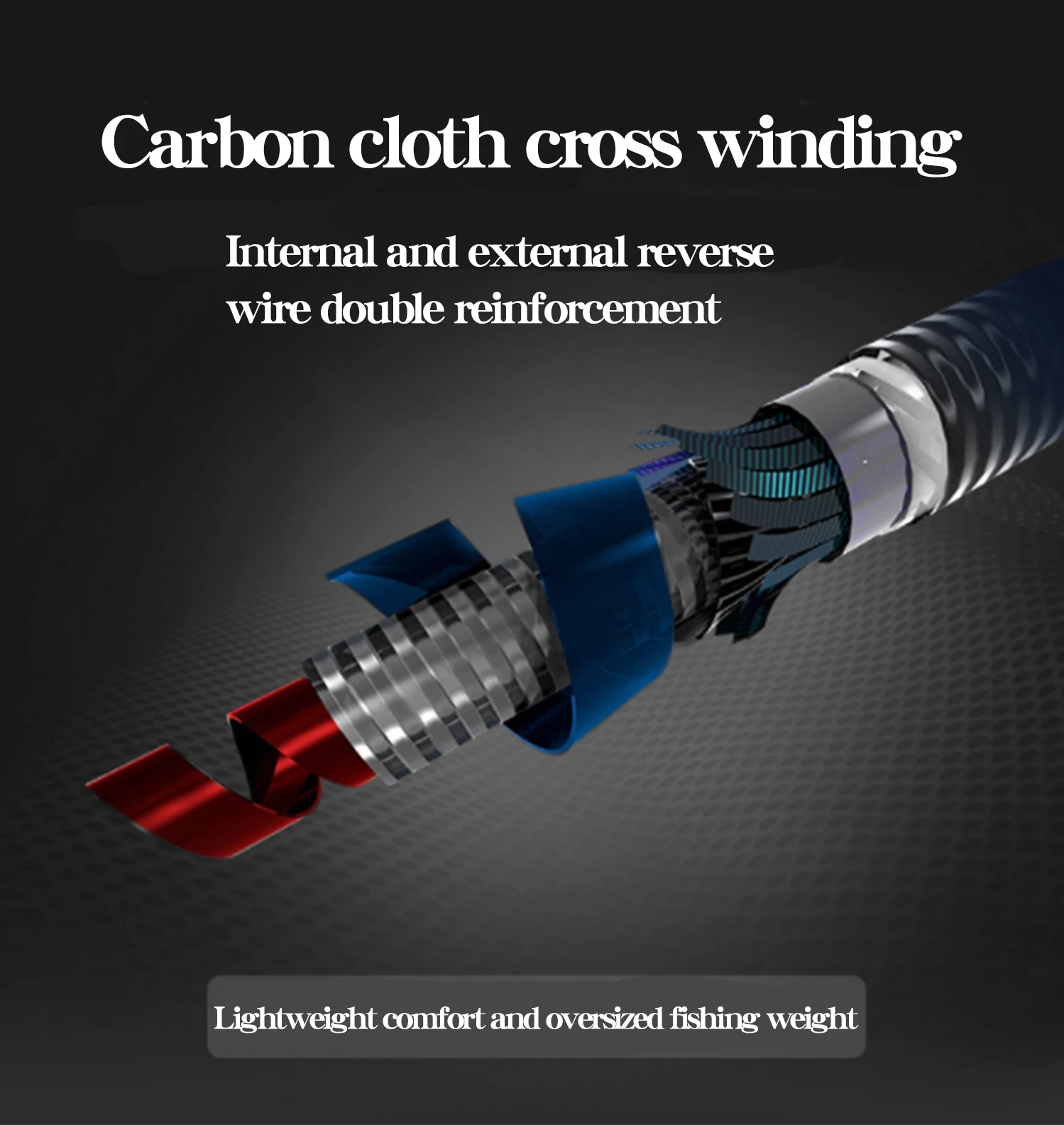 New Arrival 1.83m/1.95m High Carbon Fiber Sea Fishing Bass Bait Casting