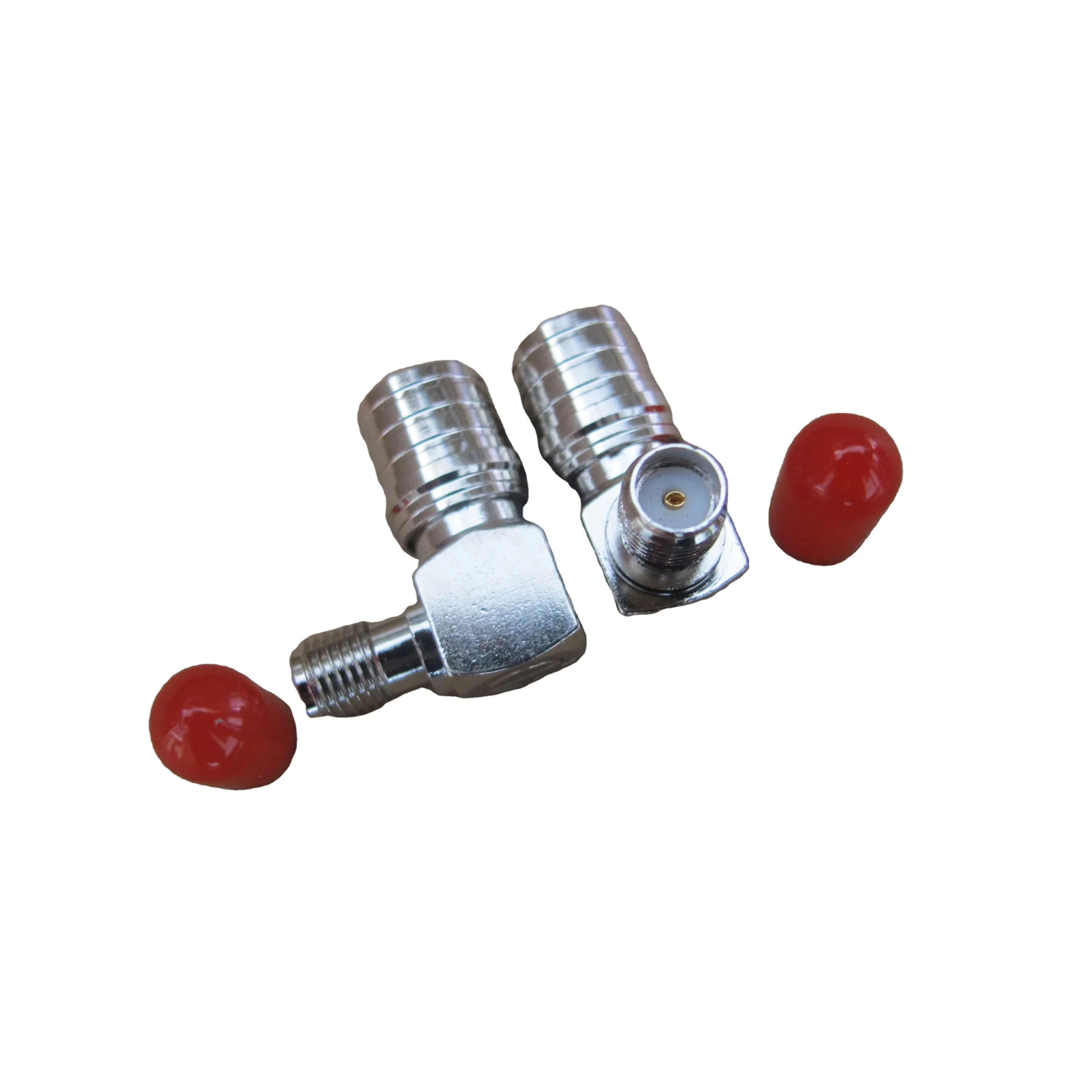 Male to SMA Right Angle Plug with RG402 QMA 141