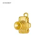 2PCS Camera charm - Gold