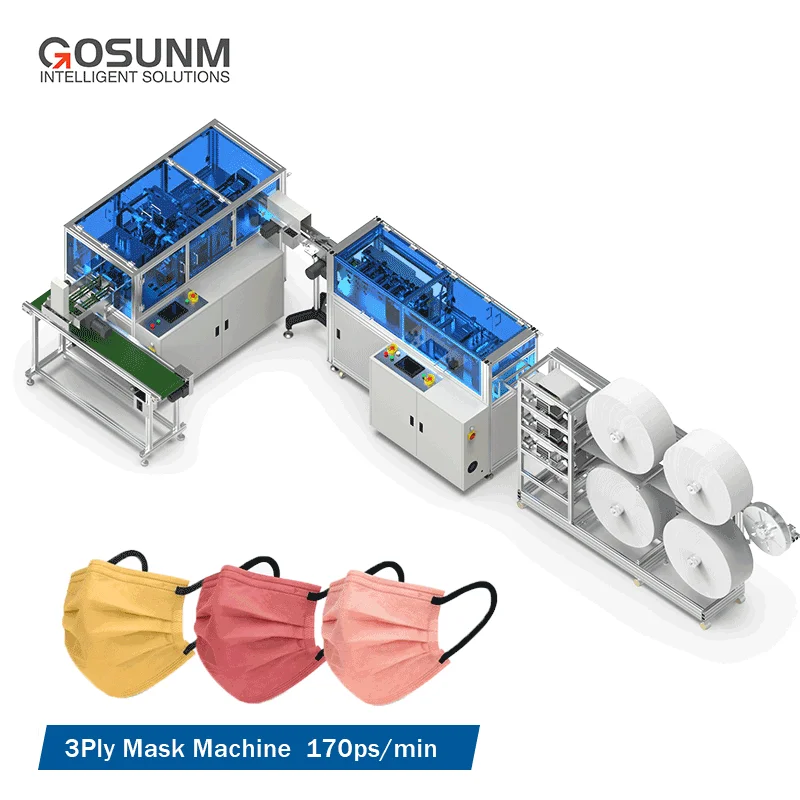 GOSUNM GSKZJ-101 ультразвуковая хирургическая 3Ply маска машина Гуандун для лица