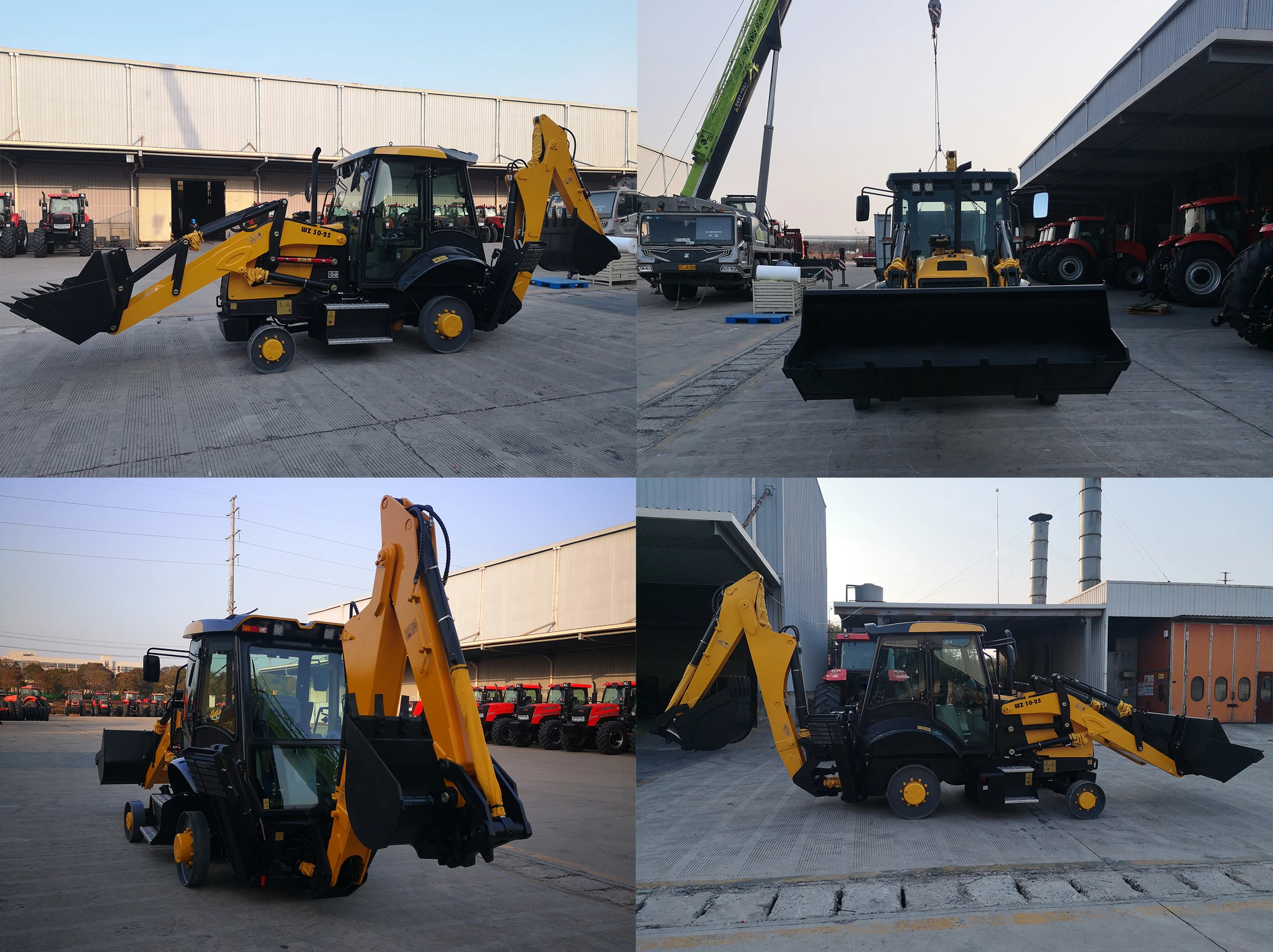 4wd Loader Backhoe Wz3025 China Best Backhoe Loader Powerful Function