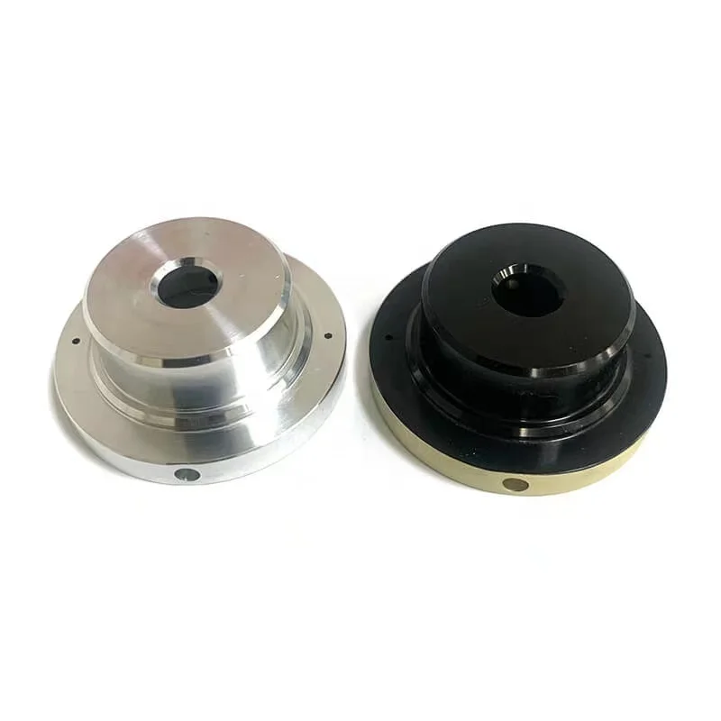 Shenzhen  YC- MECH  cnc turning aluminum parts with dual-color surface treatment/custom made aluminum part