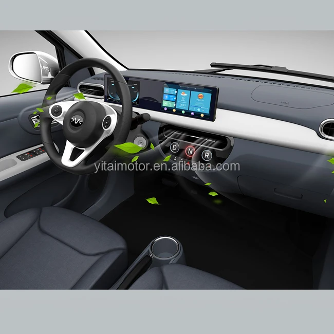 Green Electric Car EV Luxury Car Electric Automobile